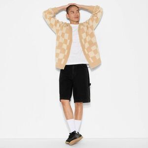 Original Use - Men's Oversized Cardigan Sweater - Original Use Cr Cream